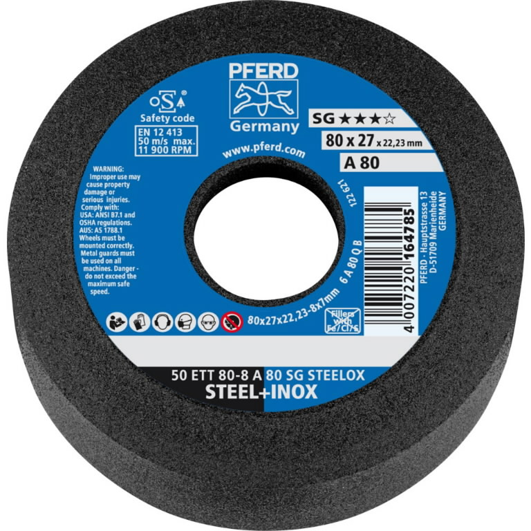 Slipekopp Pferd SG Steelox; 80x27 mm; A80