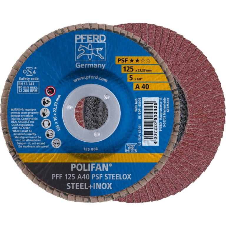 Lamellrondeller Pferd PSF PFF Polifan; 125 mm; A40
