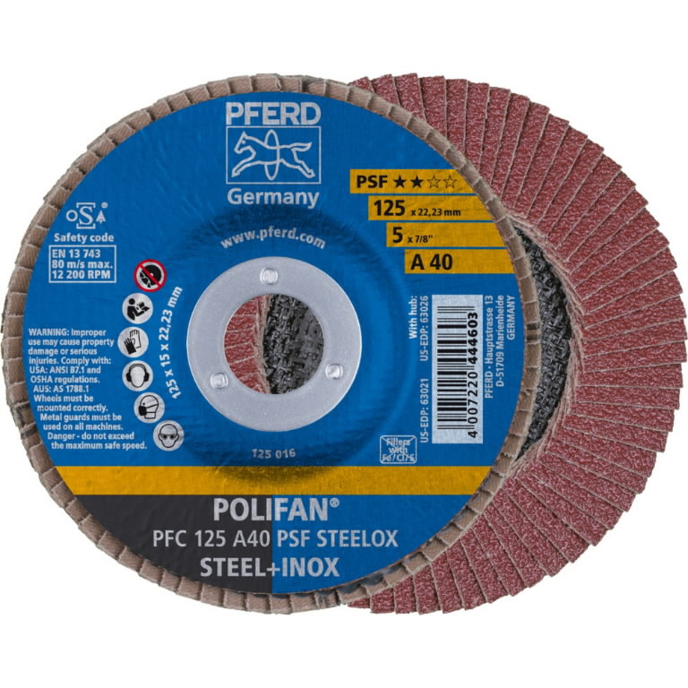 Lamellrondeller Pferd PSF PFF Steelox; 125 mm; A40