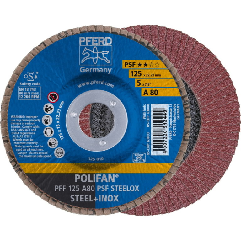 Lamellrondeller Pferd PSF PFF Polifan; 125 mm; A80