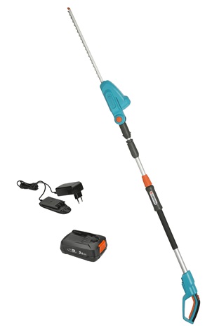 Teleskopisk hekksaks Gardena THS 42/18V P4; 18 V; 1x2,5 Ah; 42 cm Lengde: batteridrevet