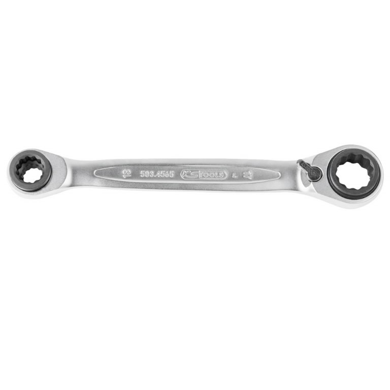 Skiftenøkkel med skralle KS Tools 4in1; 10x19mm; 13x17mm