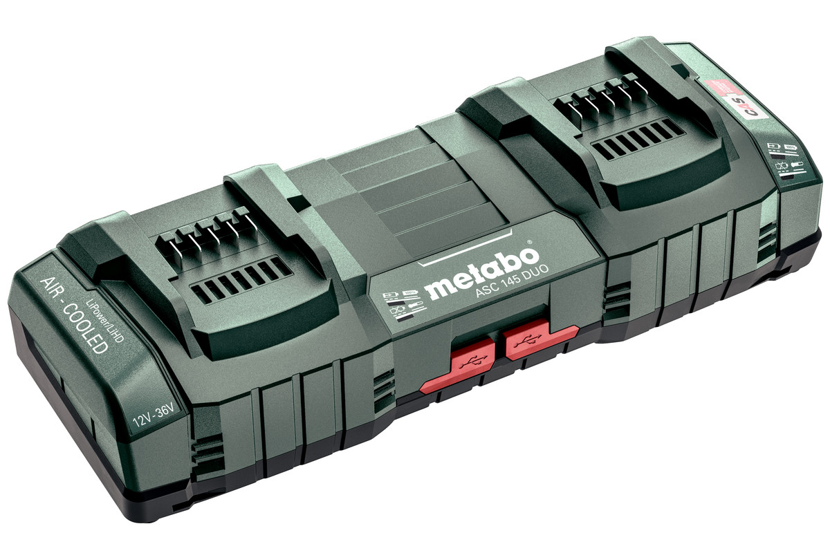 Batterilader Metabo ASC 145 USB; 12-36 V