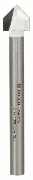 Borsett for glass og keramikkfliser Bosch; 14x90 mm