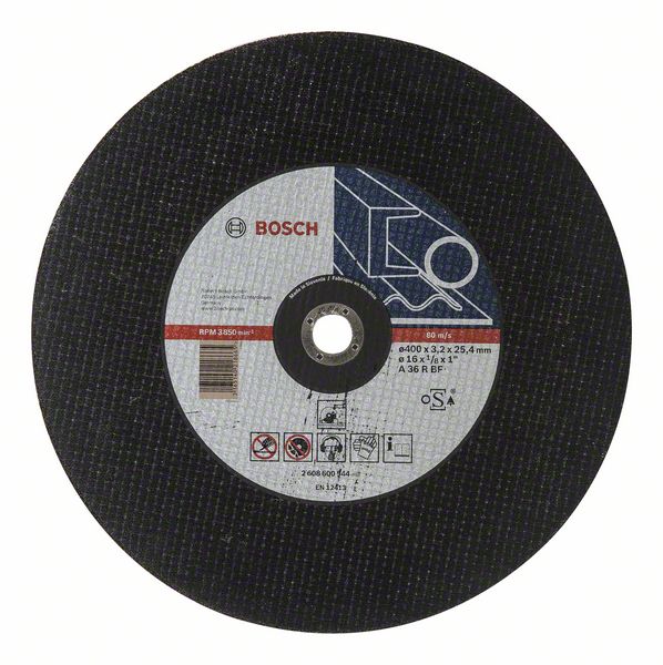 Abrasiv kappeskive Bosch A36 R BF; 400x3,2 mm