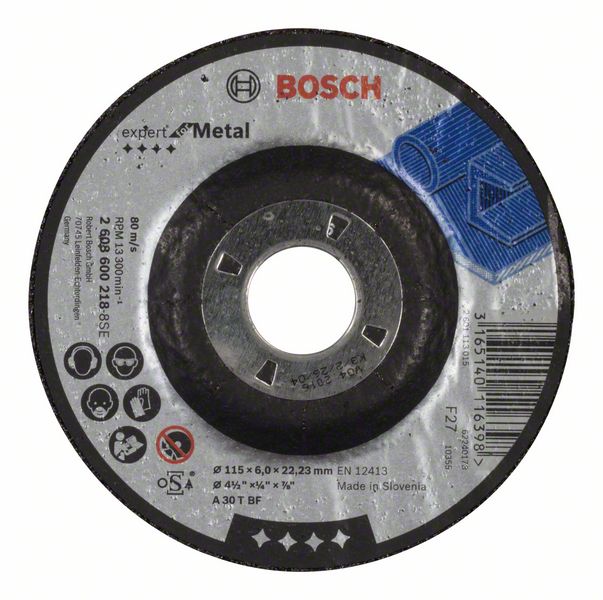 Slipeskive Bosch A 30 T BF; 115x6 mm