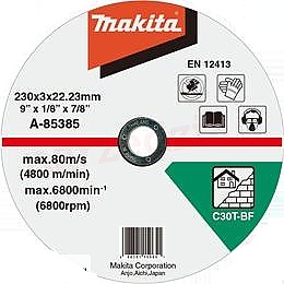 Abrasiv kappeskive Makita; 230x3 mm