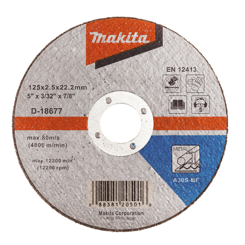 Abrasiv kappeskive Makita A 30 S; 125x2,5 mm