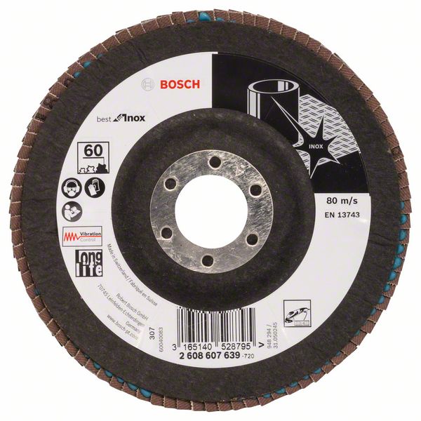 Lamellrondeller Bosch Best for Inox; 125 mm