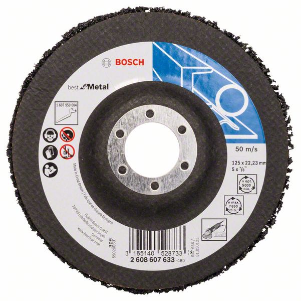 Slipeduk Bosch Best for Inox; 125 mm; 1 stk