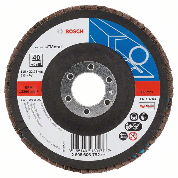 Lamellrondeller Bosch Best for Metal; 115 mm