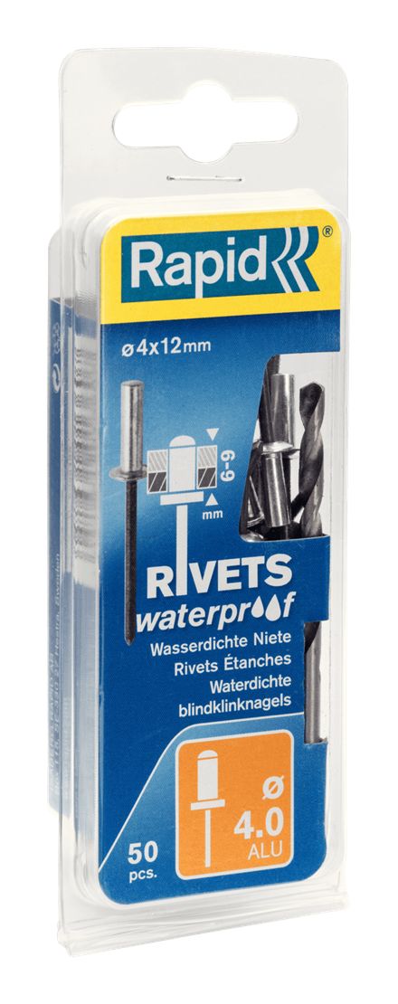 Nagler Rapid&nbsp;Inox; Ø4 mm; 12 mm; 50 stk