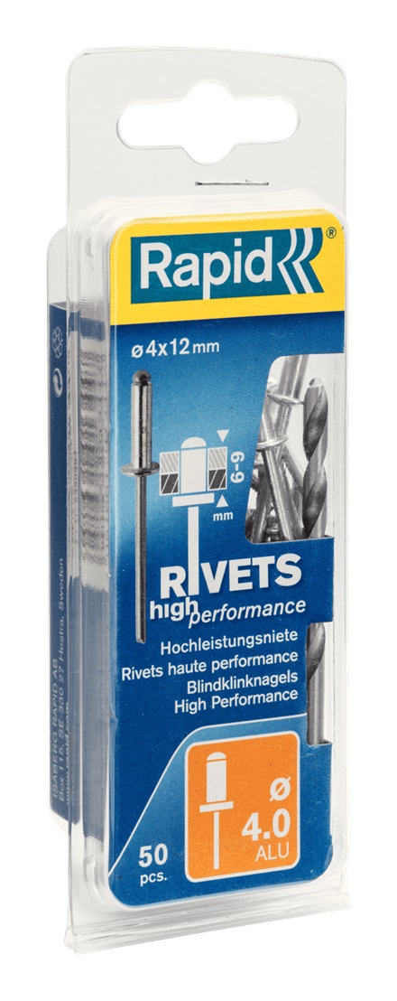 Nagler Rapid; 4 mm; 12 mm; 50 stk