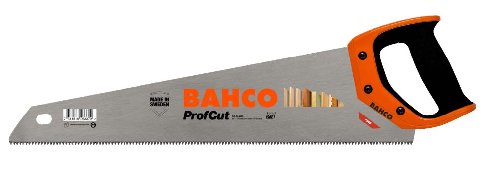 håndsager Bahco PC-19-GT9; 475 mm Til treverk