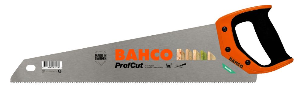 håndsager Bahco PC-16-FILE-U7; 400 mm Til treverk