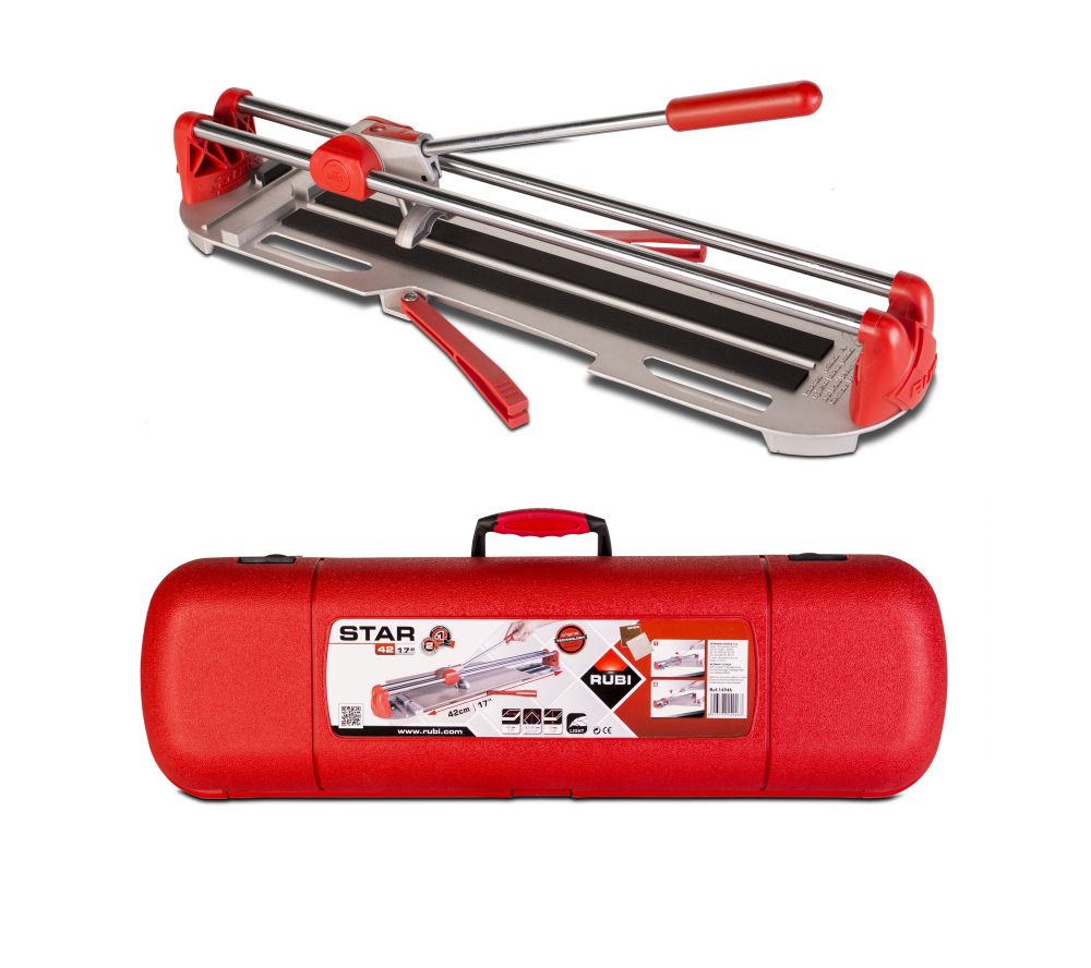 Flisesag manuell Rubi STAR-42 + koffert
