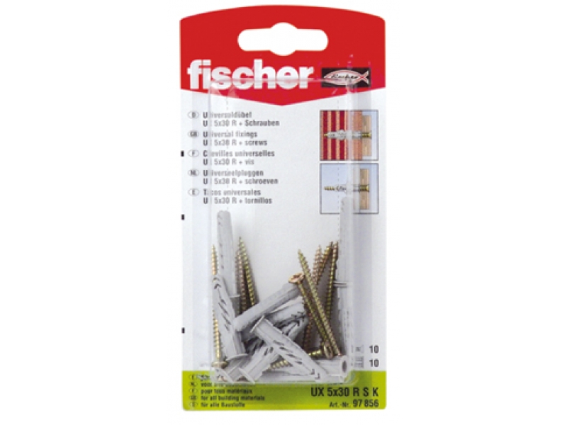 Selvborende Fischer UX R S; 6x35 mm; 10 stk