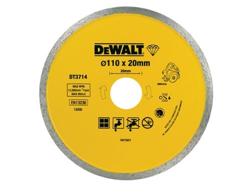 Diamantkappeskive DeWalt DT3714-QZ; 110 mm