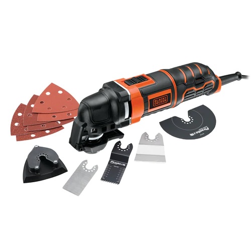 Flerfunksjonsverktøy Black&Decker MT300KA +11 tilbehør