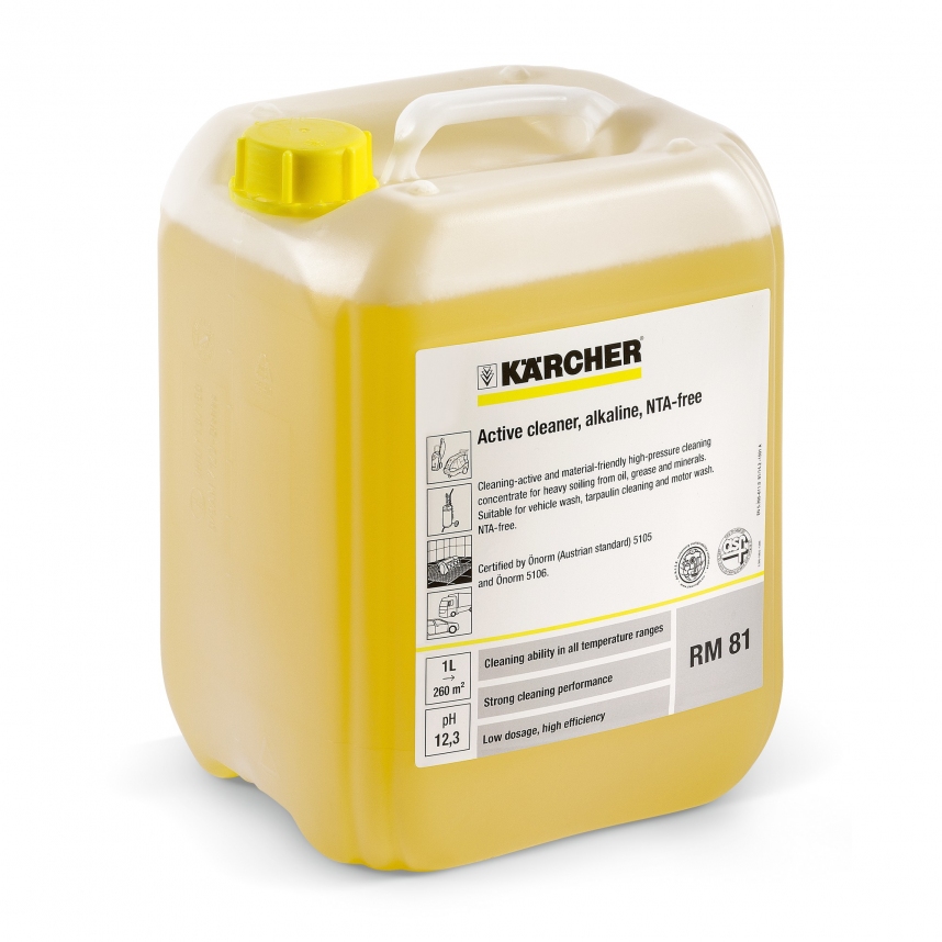 Rengjøringsmiddel med alkalisk konsentrat Karcher RM 81 ASF; 10 l