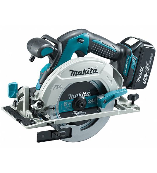 Batteridrevet sirkelsag Makita DHS680RTJ; 18 V; 2x5,0 Ah batt.