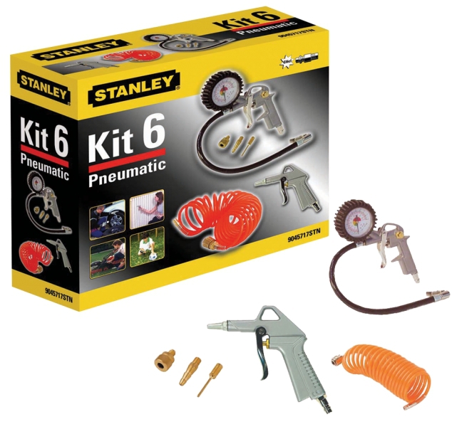 Kompressorsett for blåsing Stanley KIT6