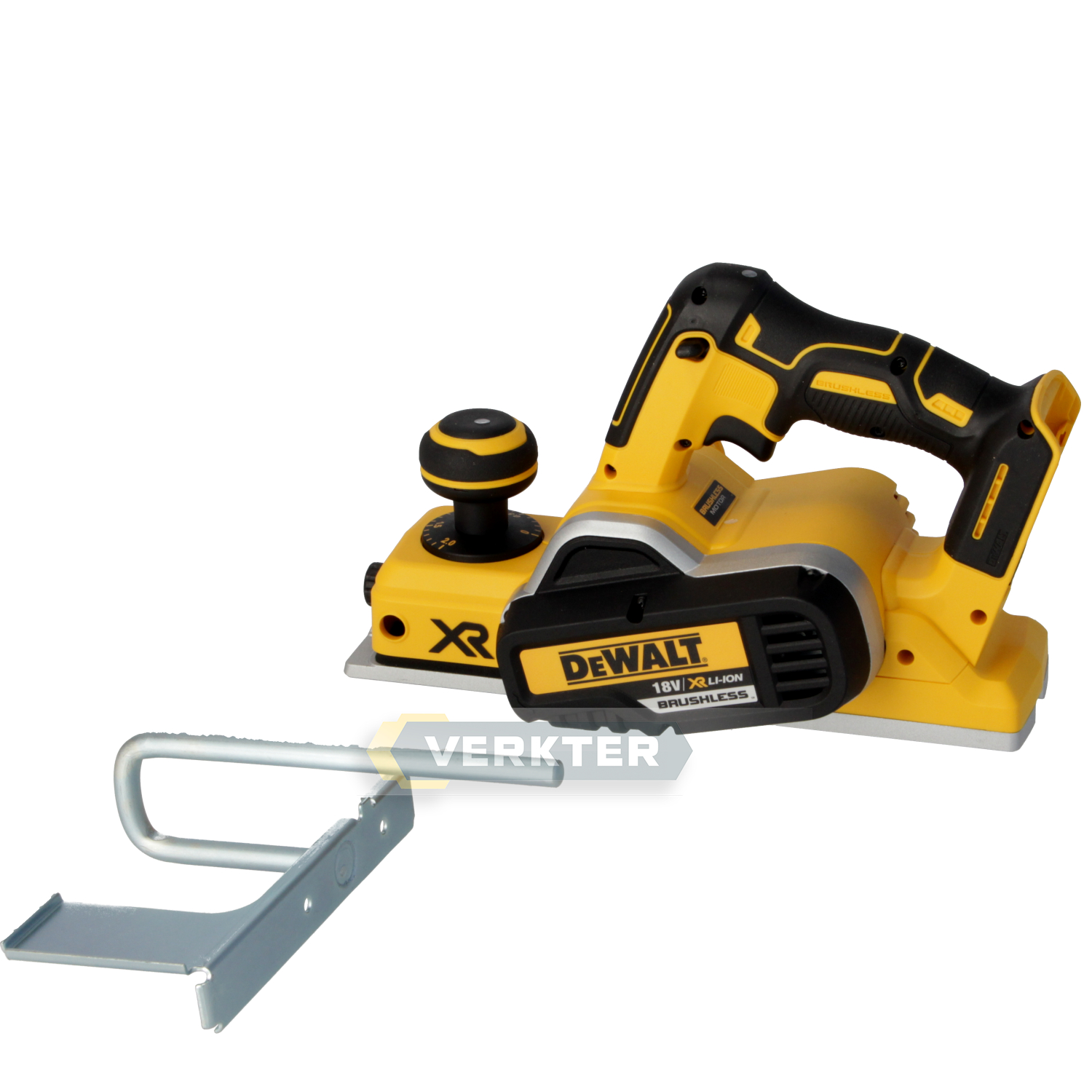 Batteridrevet høvel DeWalt DCP580N-XJ; 18 V (uten batteri og lader)