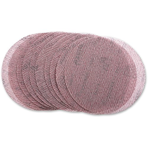 Nettmønstret slipepapir Mirka Abranet AE241F1012; Ø 150 mm; P120; 10 stk