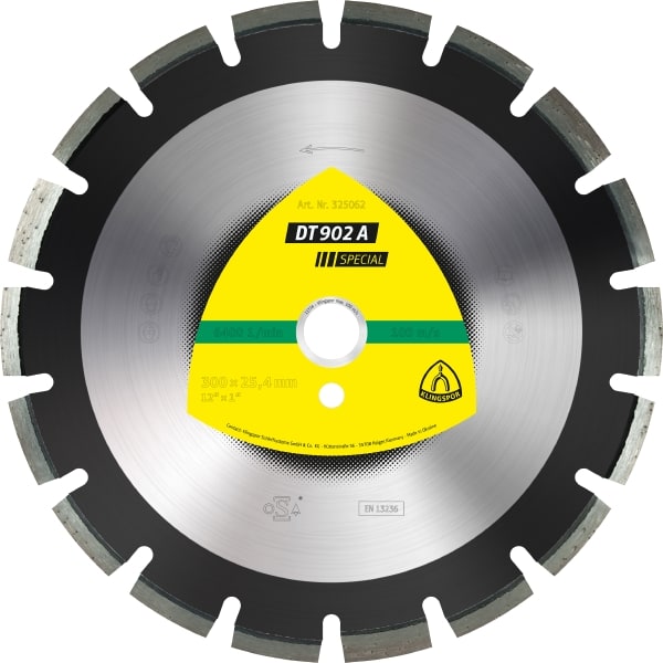 Diamantkappeskive Klingspor DT 902 A Special; 350x3,2x25,4 mm