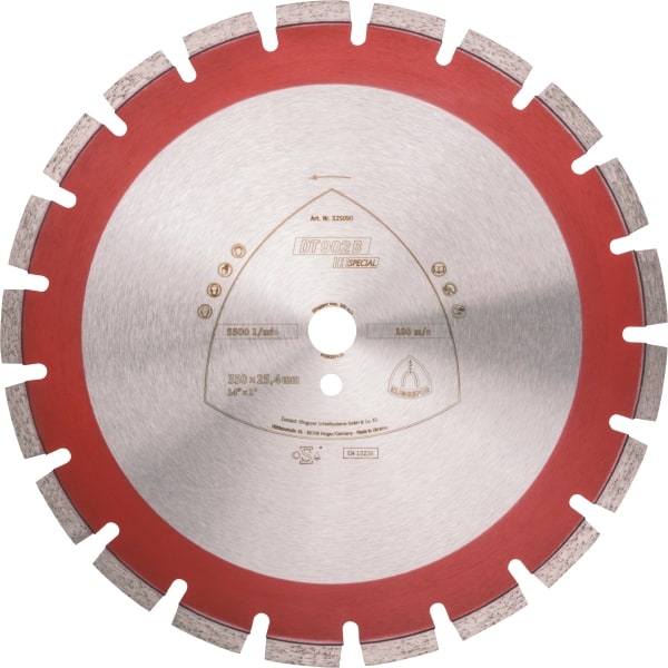 Diamantkappeskive Klingspor DT 902 B Special; 350x3,2x25,4 mm