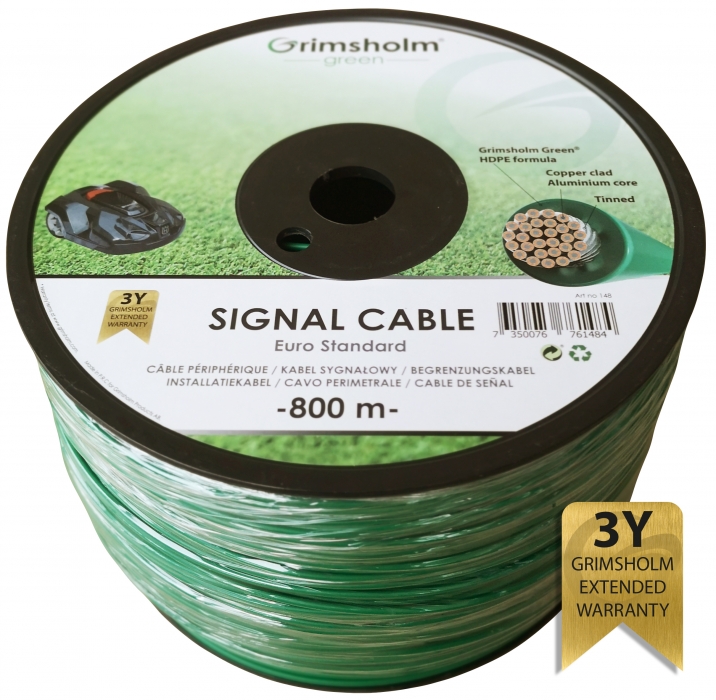 Avgrensningskabel til robotgressklipper Grimsholm Automower Basic; 2,7 mm x 800 m