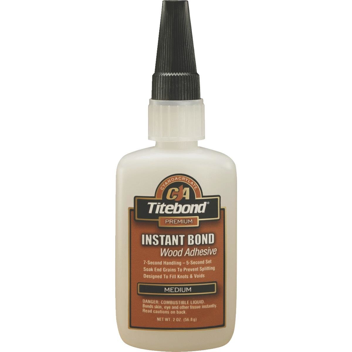 Universal hurtiglim Titebond Instant Bond Medium; 56,8 ml medium viskositet
