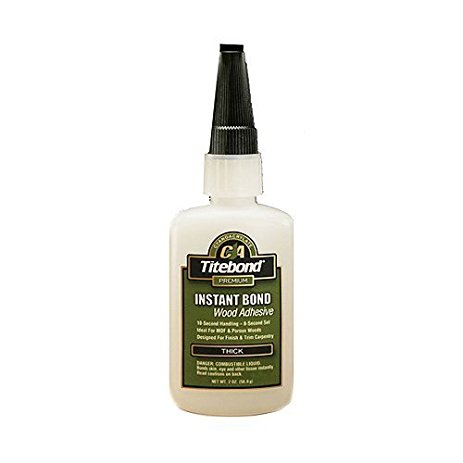Universal hurtiglim Titebond Instant Bond Thick; 56,8 ml viskøs