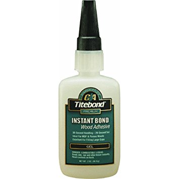 Universal hurtiglim Titebond Instant Bond Gel; 56,8 ml Gel