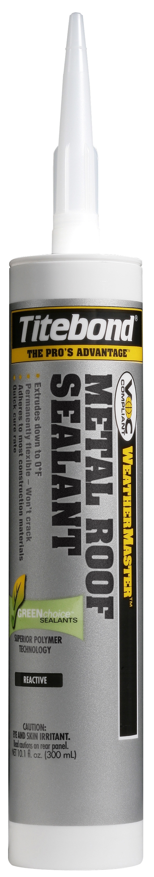 Tetningsmasse for tak Titebond WeatherMaster; 62611A; 300ml lysegrå