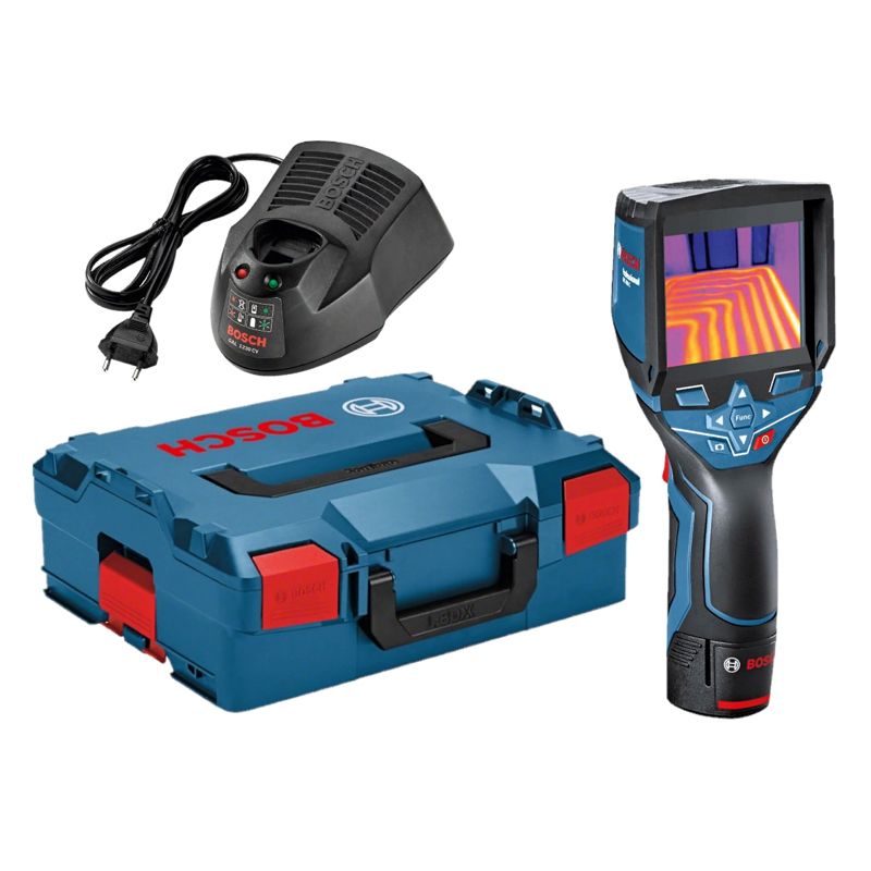 Infrarød termometer Bosch GTC 400 C; 12 V; 1x2,5 Ah; batt.
