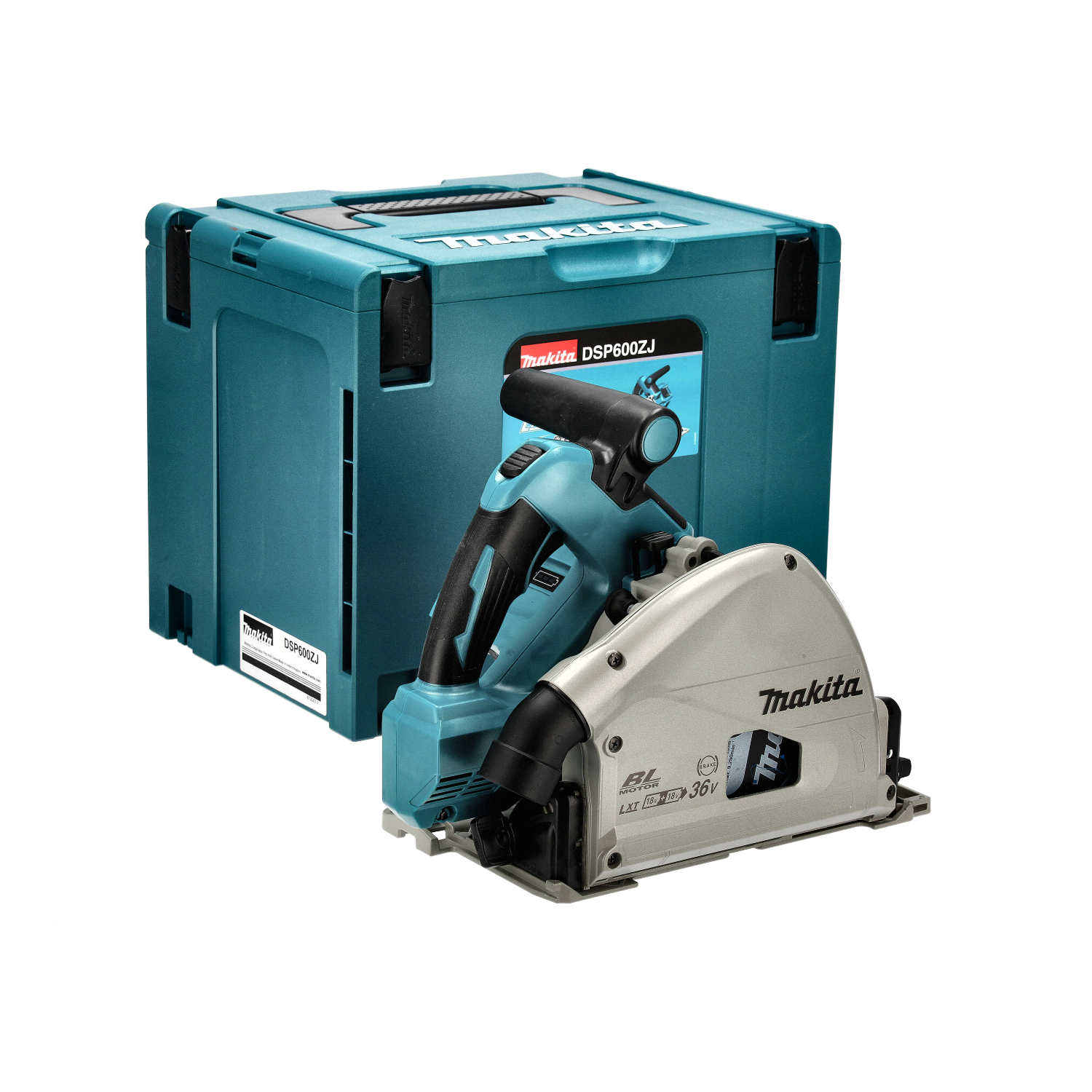 Batteridrevet sirkelsag Makita DSP600ZJ; 2x18 V (uten batteri og lader)