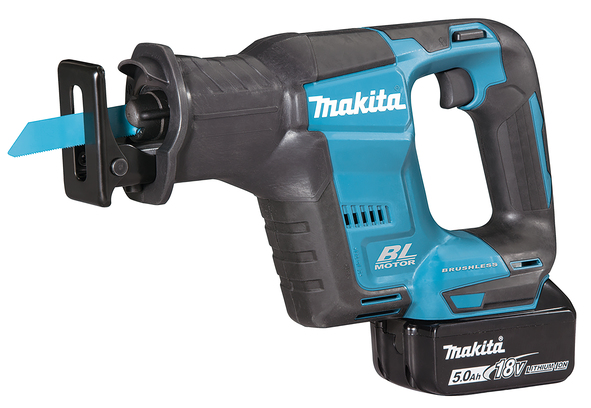 Batteridrevet tigersag Makita DJR188RTJ; 18 V; 2x5,0 Ah batt.