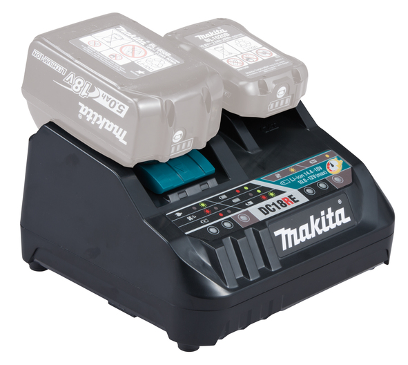 Batterilader med kort ladningstid Makita DC18RE; 12-18 V