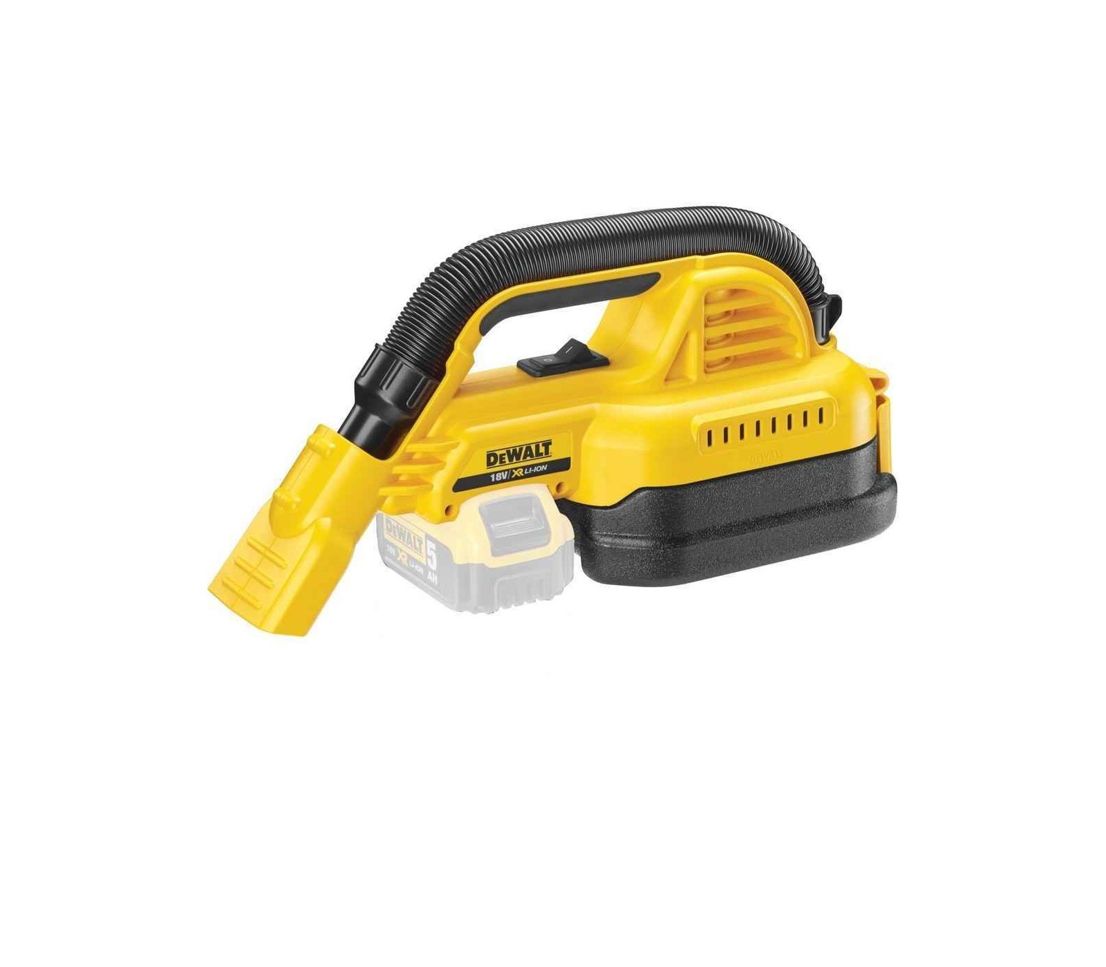 Tørr-våtstøvsuger DeWalt DCV517N; 18 V (uten batteri og lader)