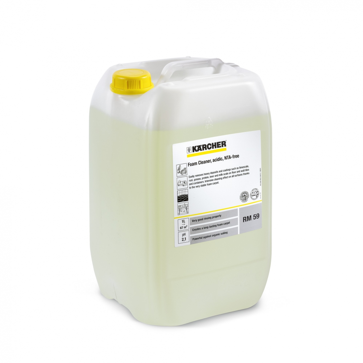 Rengjøringsmiddel med syre Karcher RM 59 ASF; 20 l