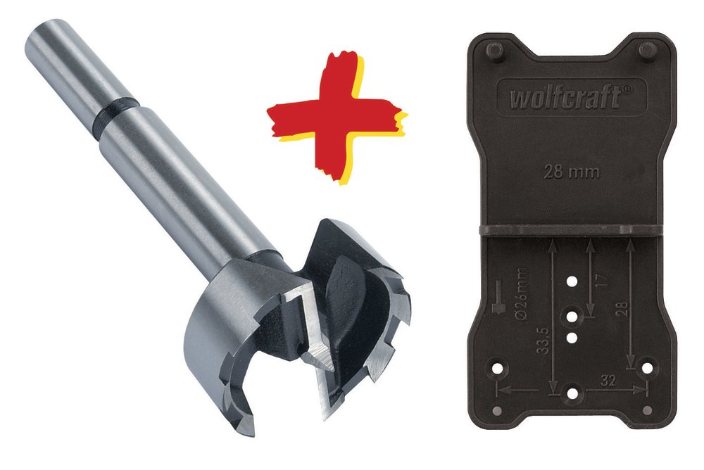 Forstner kvistbor Wolfcraft 8728000; 35x90 mm