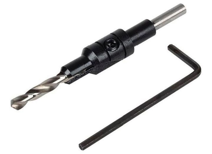 Trebore med forsenk Wolfcraft 2511000; 4,5-11 mm