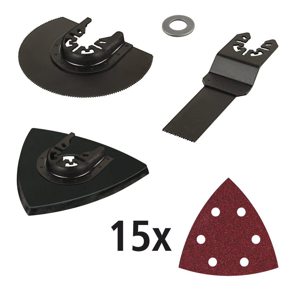 Tilbehørsett Wolfcraft 3959000; 18 stk