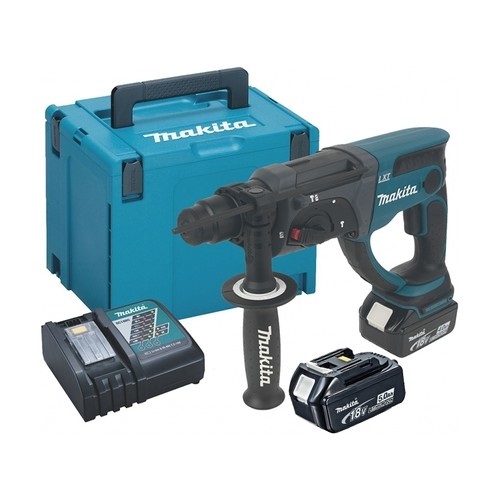 Borhammer Makita DHR202RTJ; 2,0 J; SDS-plus; 18 V; 2x5,0 Ah batt.