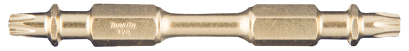 Vendbar bits Makita Torsion; T20; 3 stk