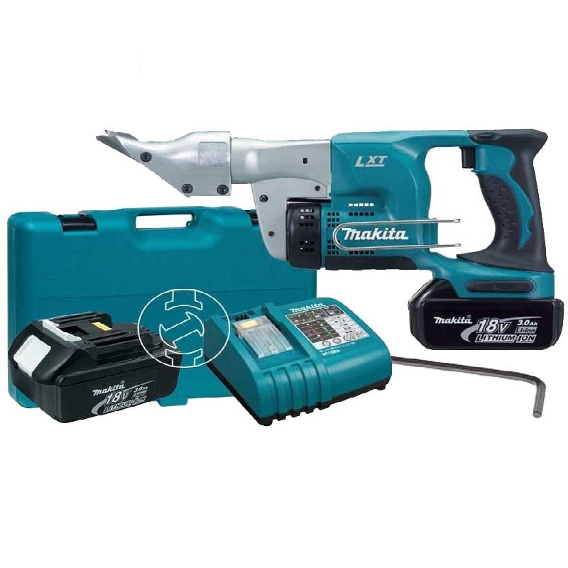 Blikksaks Makita DJS130RFE; 18 V; 2x3,0 Ah batt.