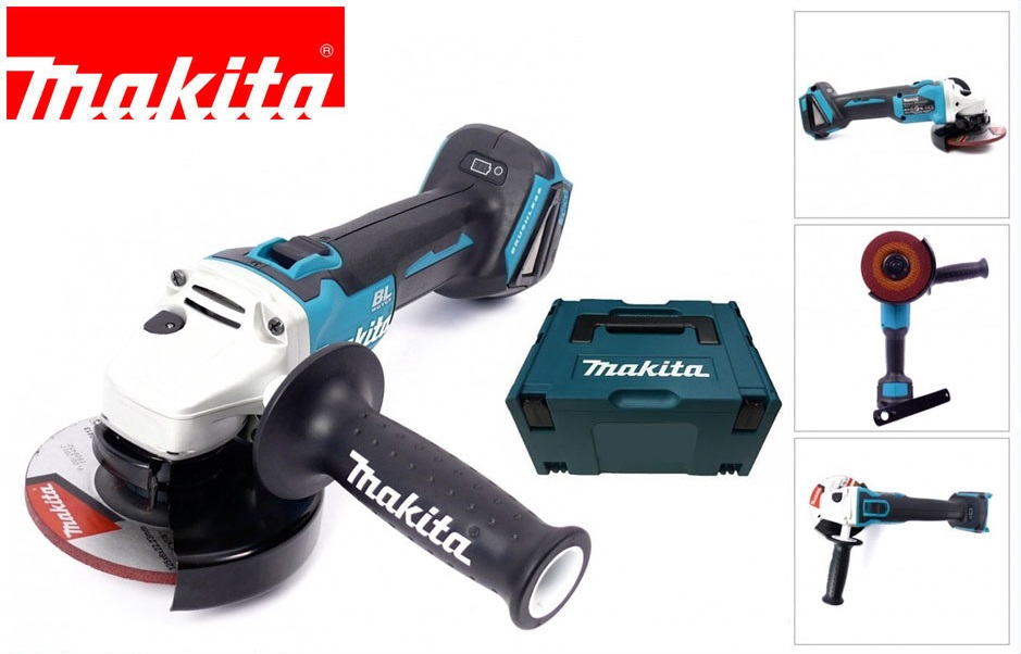 Vinkelsliper Makita DGA506ZJ; 18 V (uten batteri og lader)