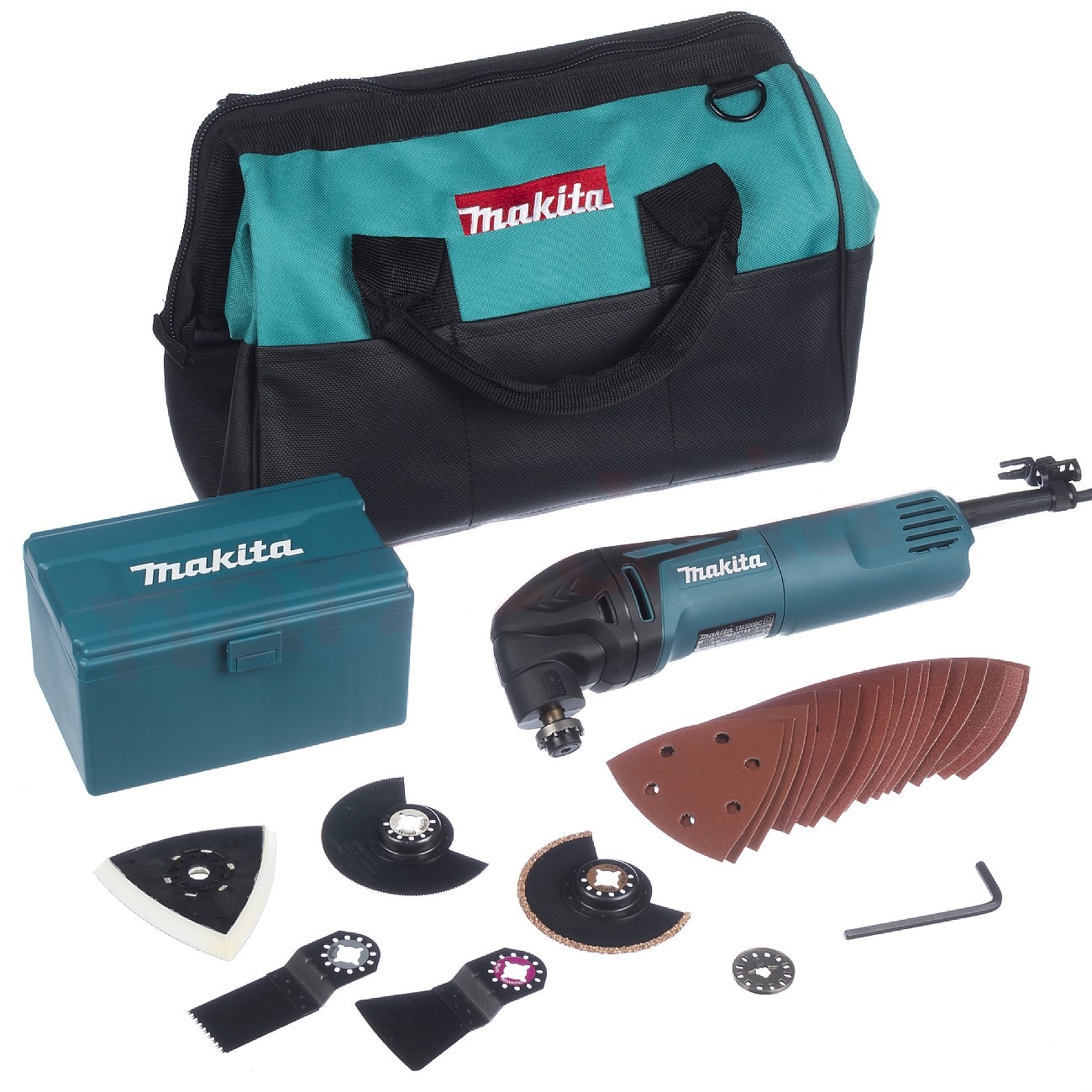 Flerfunksjonsverktøy Makita TM3000CX6 + tilbehør