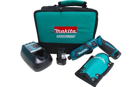 Slagskrutrekker Makita TD022DSE; 7,2 V; 2x1,5 Ah batt.